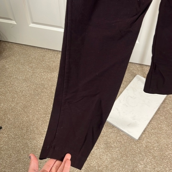 Eileen Fisher Slim Ankle Pants-brown - Picture 8 of 8